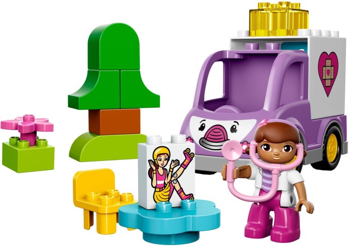 Конструктор LEGO (ЛЕГО) Duplo 10605 Doc McStuffins Rosie the Ambulance