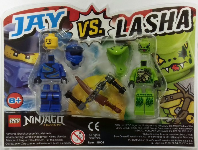 Конструктор LEGO (ЛЕГО) Ninjago 111904 Jay Vs. Lasha