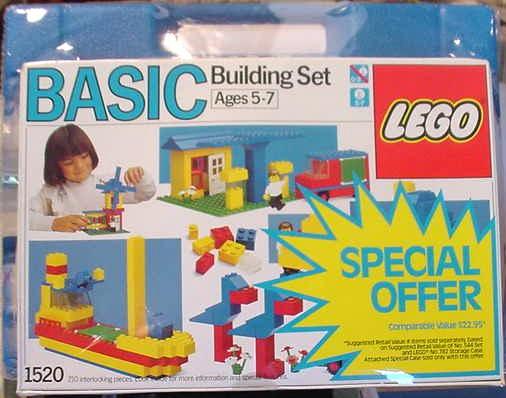 Конструктор LEGO (ЛЕГО) Basic 1520 Basic Building Set with Storage Case