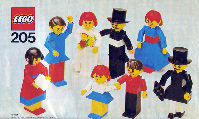 Конструктор LEGO (ЛЕГО) Basic 205 People Set