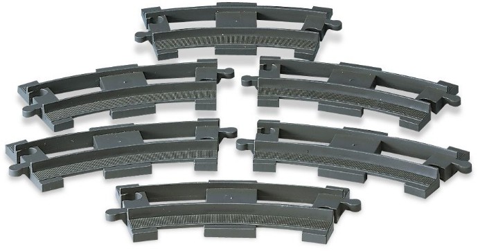 Конструктор LEGO (ЛЕГО) Duplo 2735 Curved Track (Curved Rails)