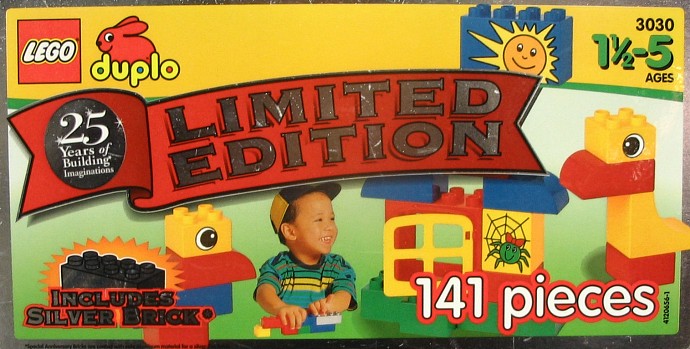 Конструктор LEGO (ЛЕГО) Duplo 3030 Limited Edition Tub with Silver Brick