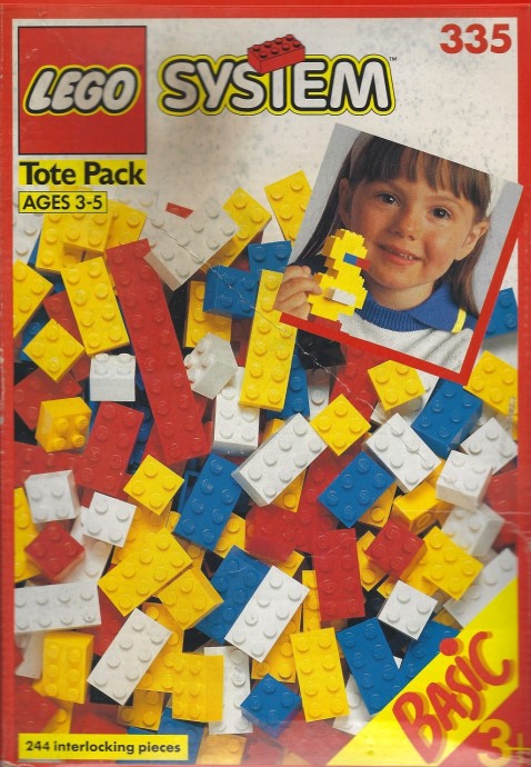Конструктор LEGO (ЛЕГО) Basic 335 Basic Building Set, 3+