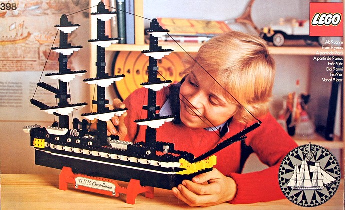 Конструктор LEGO (ЛЕГО) Hobby Set 398 USS Constellation