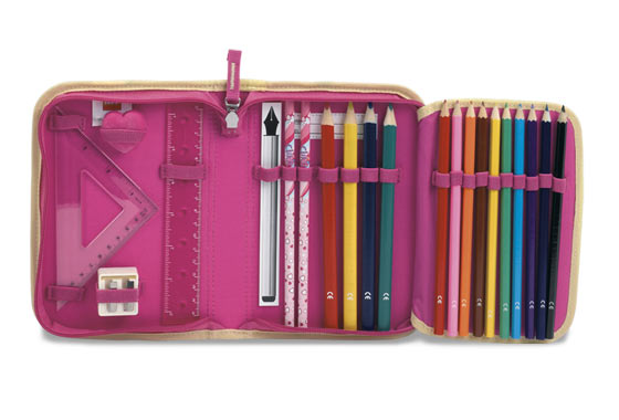 Конструктор LEGO (ЛЕГО) Gear 4499389 CLIKITS Heart Pencil Case with Pencils