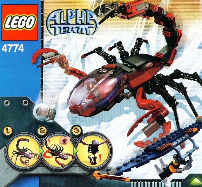 Конструктор LEGO (ЛЕГО) Alpha Team 4774 Scorpion Orb Launcher