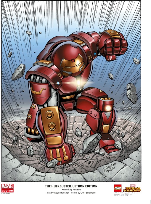 Конструктор LEGO (ЛЕГО) Gear 5005573 Custom Marvel Art Print