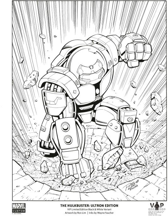 Конструктор LEGO (ЛЕГО) Gear 5005574 Hulkbuster art print