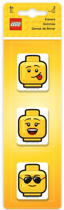 Конструктор LEGO (ЛЕГО) Gear 5005579 LEGO Erasers 3 Pack