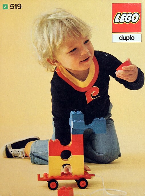 Конструктор LEGO (ЛЕГО) Duplo 519 Bricks and half bricks and arches and trolley