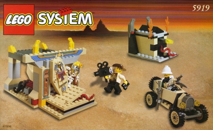 Конструктор LEGO (ЛЕГО) Adventurers 5919 The Valley of the Kings