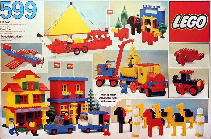 Конструктор LEGO (ЛЕГО) Basic 599 Basic Building Set, 5+