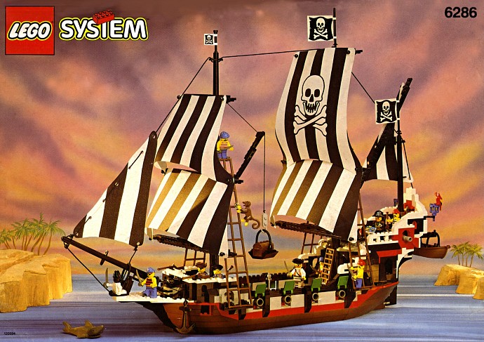 Конструктор LEGO (ЛЕГО) Pirates 6286 Skull's Eye Schooner