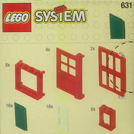 Конструктор LEGO (ЛЕГО) Basic 631 Doors and Windows