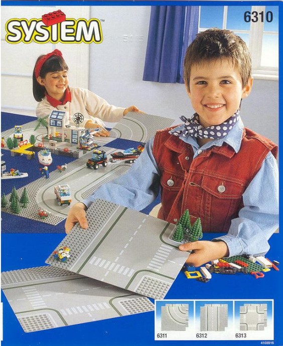 Конструктор LEGO (ЛЕГО) Town 6310 Road Plates, Junction