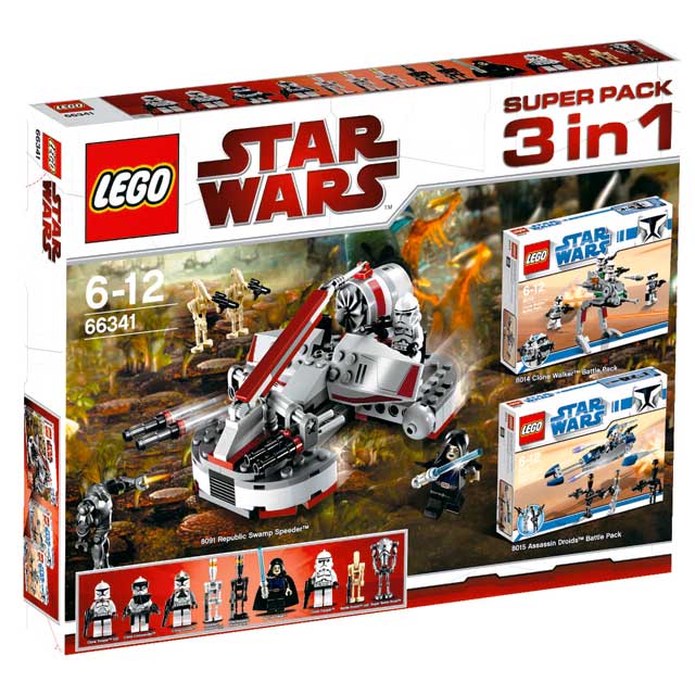 Конструктор LEGO (ЛЕГО) Star Wars 66341 Star Wars Super Pack 3 in 1
