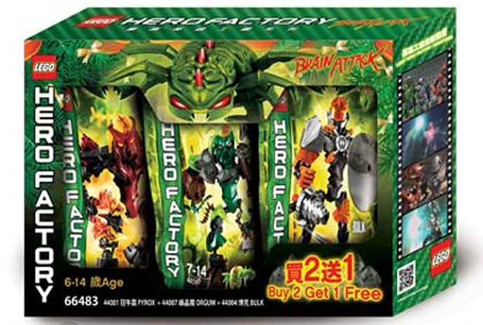 Конструктор LEGO (ЛЕГО) HERO Factory 66483 Bonus/Value Pack