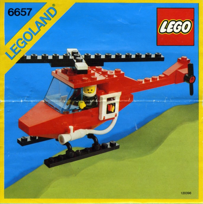 Конструктор LEGO (ЛЕГО) Town 6657 Fire Patrol Copter