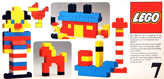 Конструктор LEGO (ЛЕГО) Basic 7 Basic Building Set, 3+