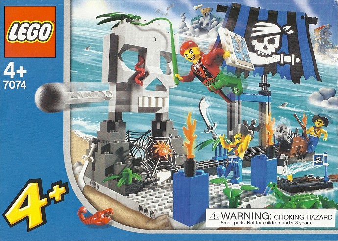 Конструктор LEGO (ЛЕГО) 4 Juniors 7074 Skull Island