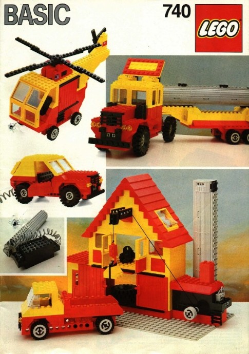 Конструктор LEGO (ЛЕГО) Basic 740 Basic Building Set, 7+