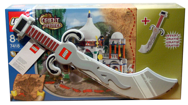 Конструктор LEGO (ЛЕГО) Adventurers 7418 Scorpion Palace and Foam Scimitar