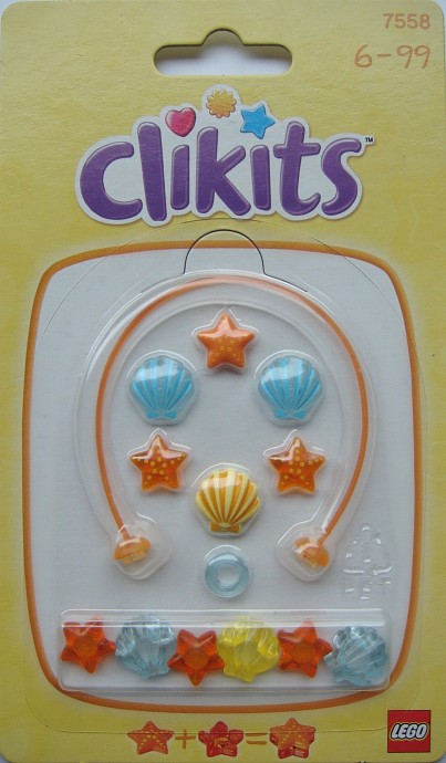 Конструктор LEGO (ЛЕГО) Clikits 7558 Shells and Starfish