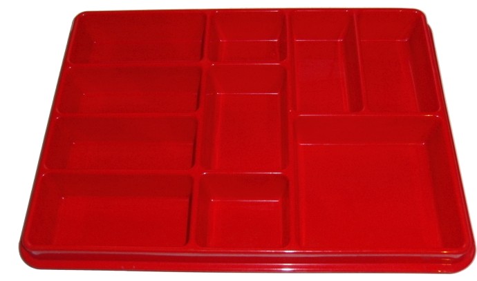 Конструктор LEGO (ЛЕГО) Gear 757 Storage Tray Red