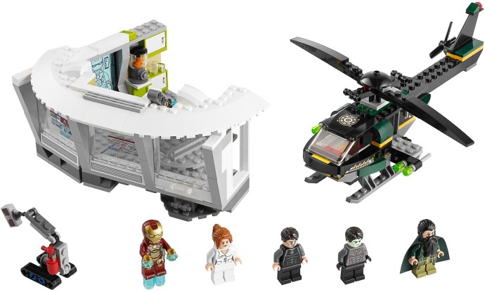 Конструктор LEGO (ЛЕГО) Marvel Super Heroes 76007 Iron Man: Malibu Mansion Attack