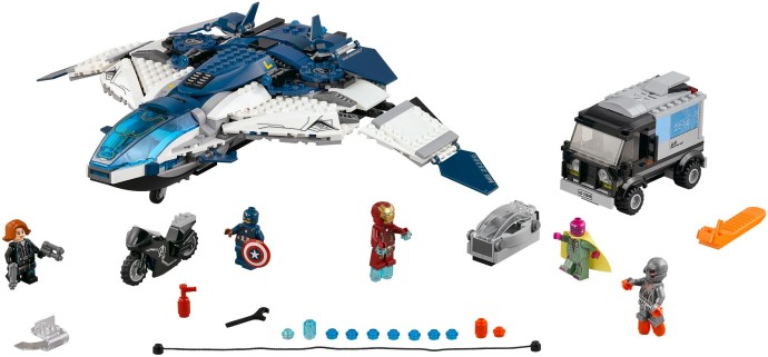 Конструктор LEGO (ЛЕГО) Marvel Super Heroes 76032 The Avengers Quinjet City Chase