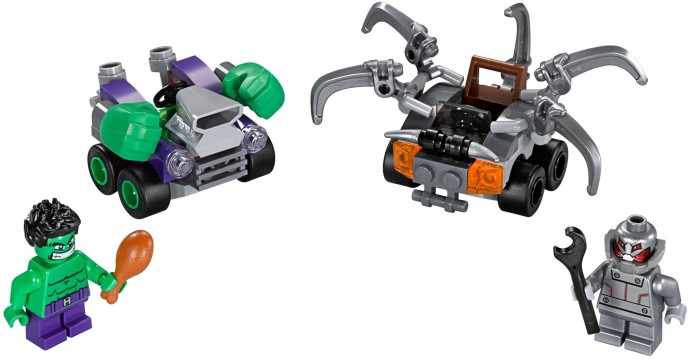 Конструктор LEGO (ЛЕГО) Marvel Super Heroes 76066 Mighty Micros: Hulk vs. Ultron
