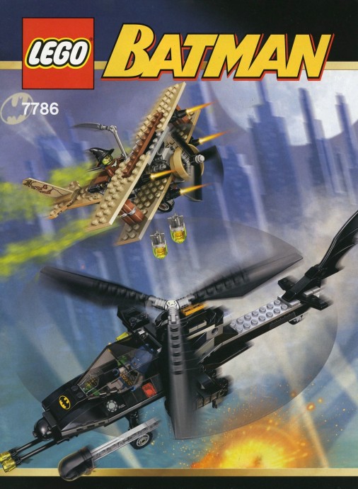 Конструктор LEGO (ЛЕГО) Batman 7786 The Batcopter: The Chase for Scarecrow