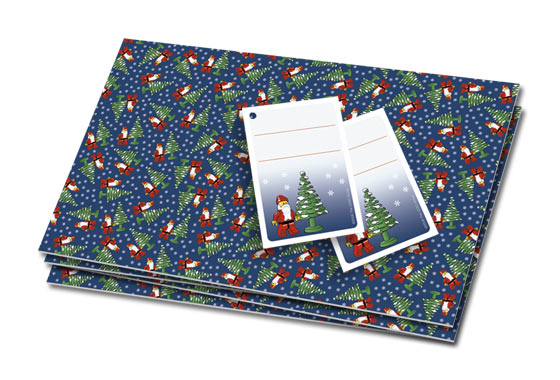 Конструктор LEGO (ЛЕГО) Gear 851841 Gift Wrap Santa Mini-Figure & Tree