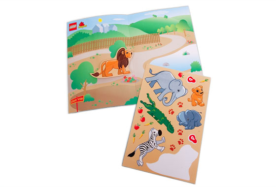 Конструктор LEGO (ЛЕГО) Gear 851960 Duplo Zoo Sticker Sheet