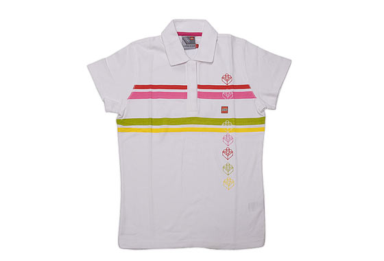Конструктор LEGO (ЛЕГО) Gear 852066 Classic Women's White Slimfit Polo