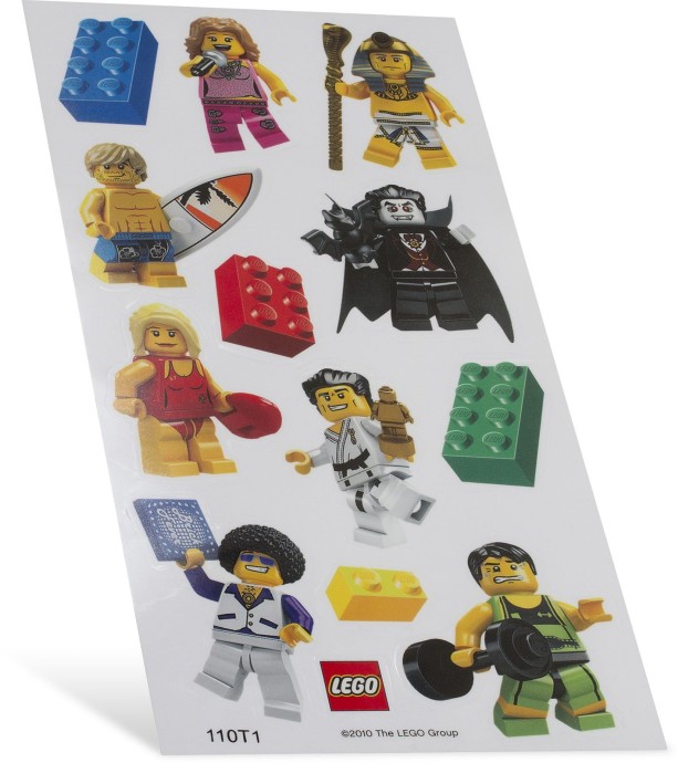 Конструктор LEGO (ЛЕГО) Gear 853216 Classic Minifigure Sticker Set