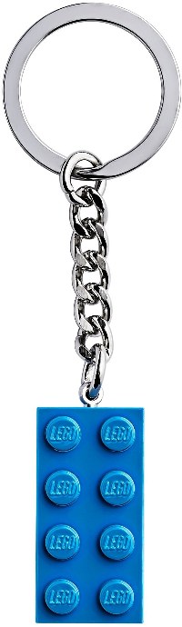 Конструктор LEGO (ЛЕГО) Gear 853993 2x4 Bright Blue Keyring