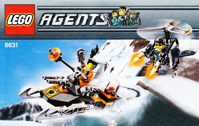 Конструктор LEGO (ЛЕГО) Agents 8631 Jetpack Pursuit