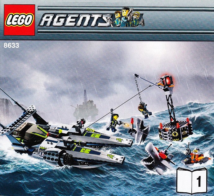 Конструктор LEGO (ЛЕГО) Agents 8633 Speedboat Rescue