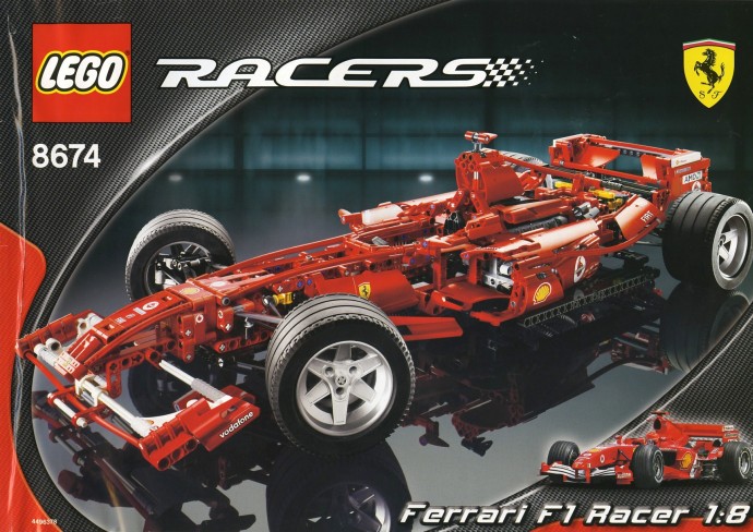 Конструктор LEGO (ЛЕГО) Racers 8674 Ferrari F1 Racer 1:8