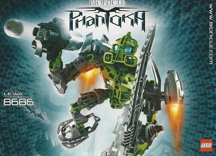 Конструктор LEGO (ЛЕГО) Bionicle 8686 Toa Lewa