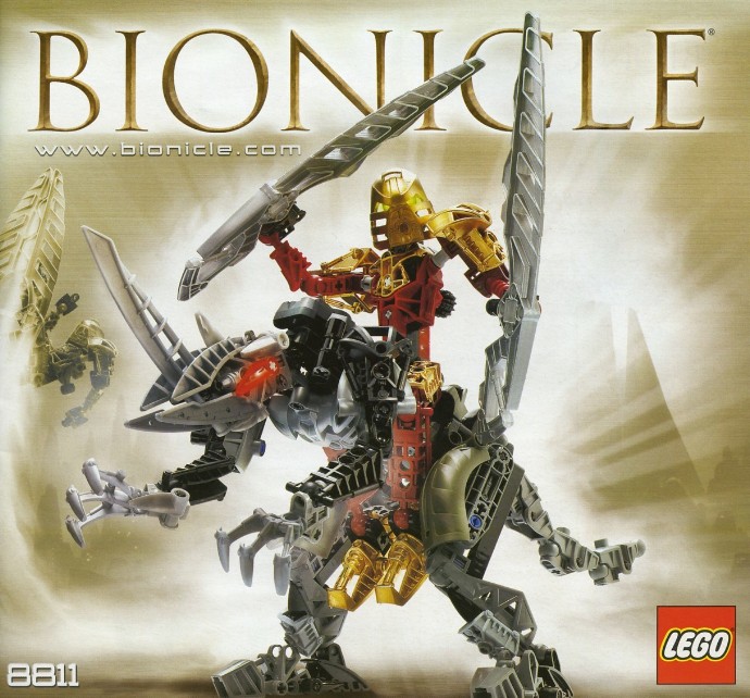 Конструктор LEGO (ЛЕГО) Bionicle 8811 Toa Lhikan and Kikanalo