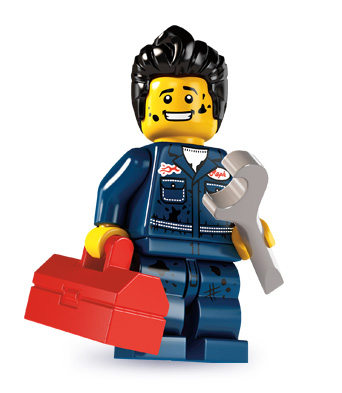 Конструктор LEGO (ЛЕГО) Collectable Minifigures 8827 Mechanic