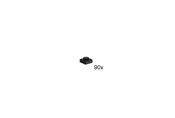 Конструктор LEGO (ЛЕГО) Bulk Bricks BAG5 1x1 Stud Black