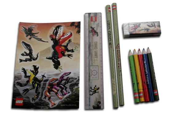 Конструктор LEGO (ЛЕГО) Gear EL612 DINO ATTACK Pencil Set