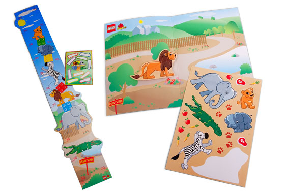 Конструктор LEGO (ЛЕГО) Gear K851988 DUPLO Height Chart with Zoo Sticker Set