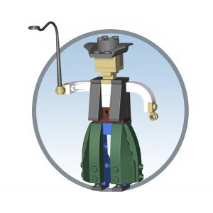 Конструктор LEGO (ЛЕГО) Promotional OKLAHOMACITY {Cowboy}