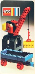 LEGO Trains 132 Port Crane and Flat Wagon