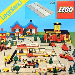 LEGO Town 302 Road Plates, Straight
