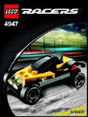 LEGO Racers 4947 Yellow Sports Car